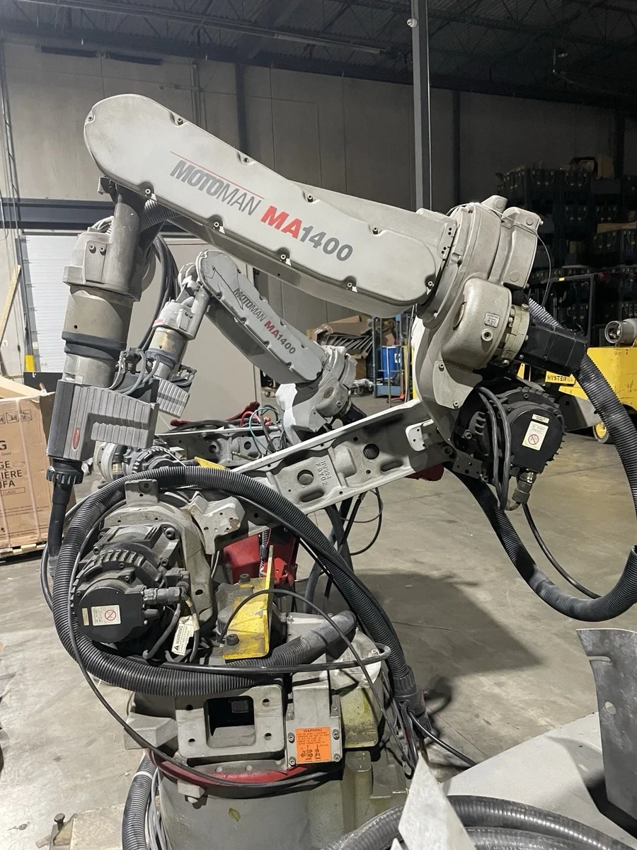 2 Yaskawa Motoman Ma 1400 Welding Robot DX 100 Control - good condition, located in Ontario, Canada