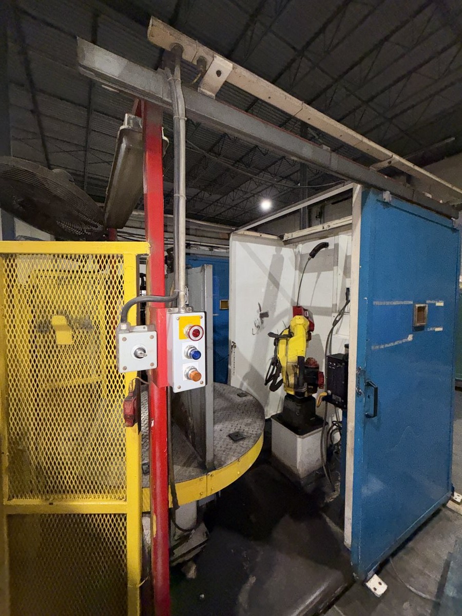Complete FANUC ARC Mate 100iC Robotic Welding Cell – Lincoln Power Wave i400