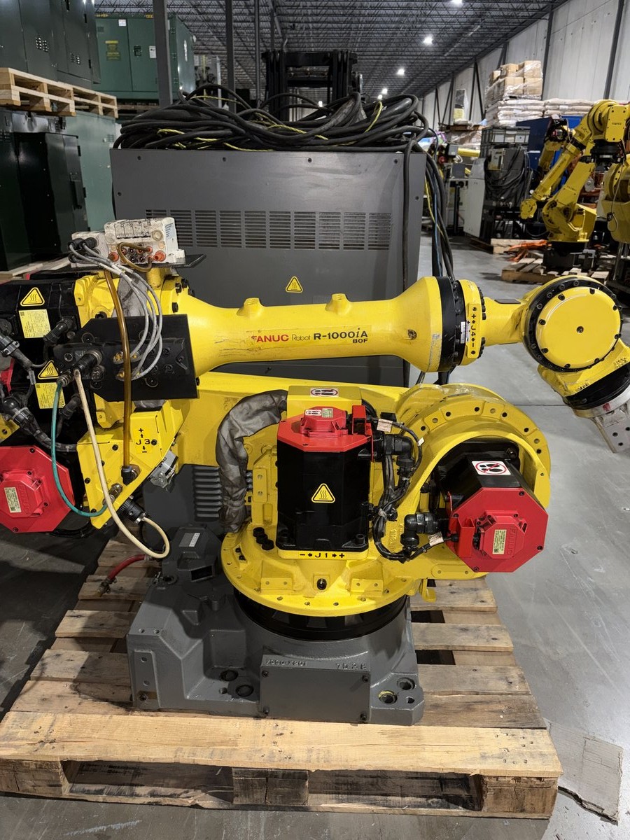 FANUC R-1000iA/80F 80kg Industrial Robot with R-30iA Controller - good condition, located in Ontario, Canada