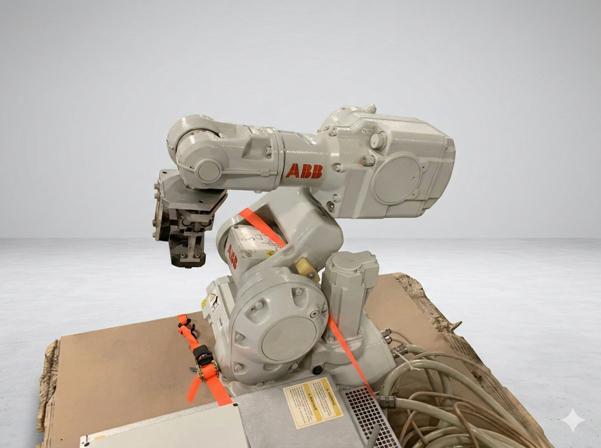 ABB IRB 140 Industrial Robots Includes IRC5 M2004 Compact Controller - good condition