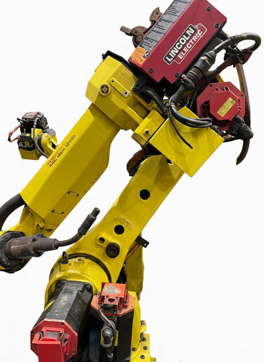 FANUC ARC Mate 120iC Welding Robot – R-30iA Controller – Lincoln i400 Weld Pack - good condition, located in Ontario, Canada